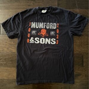 Mumford and Sons Tour Concert Tee 2023 T-Shirt Medium Super Soft
